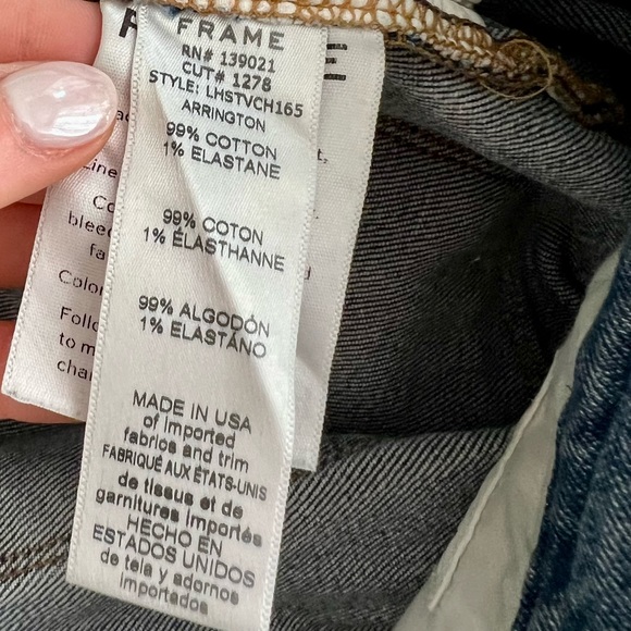 Frame Denim Le High Straight Jeans, Size 26 - Picture 6 of 6